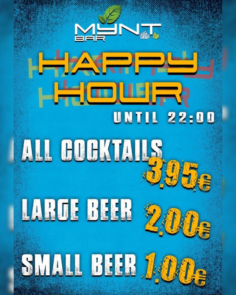 Happy Hour Mynt Bar